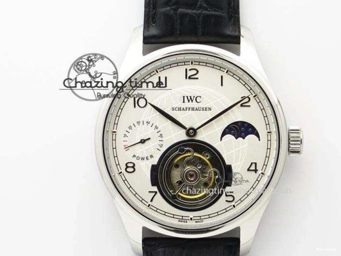 MIROTIME 0410 Unisex Portuguese Real PR RG IW500702 ZF 1:1 Best Edition On Brown Leather Strap A52010 V 7303